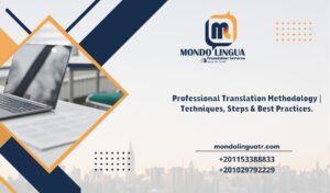 Professional Translation Methodology | Techniques, Steps & Best Practices.
