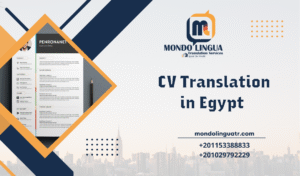 CV Translation in Egypt